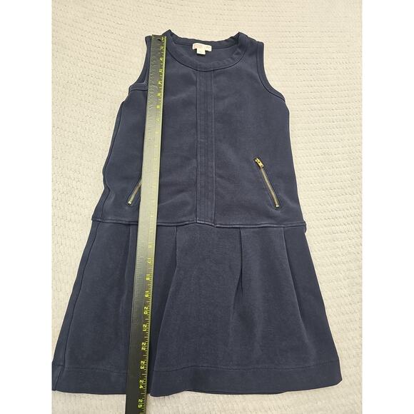 Crewcuts Jumper Dress Girls 6 Navy Blue Stretch - Picture 2 of 7